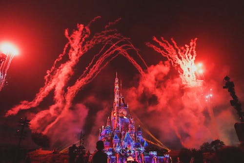 Kostenloses Stock Foto zu disney, feuerwerk