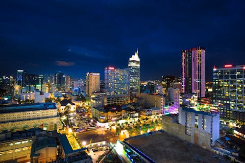 Photo of Cityscape at Nighttime