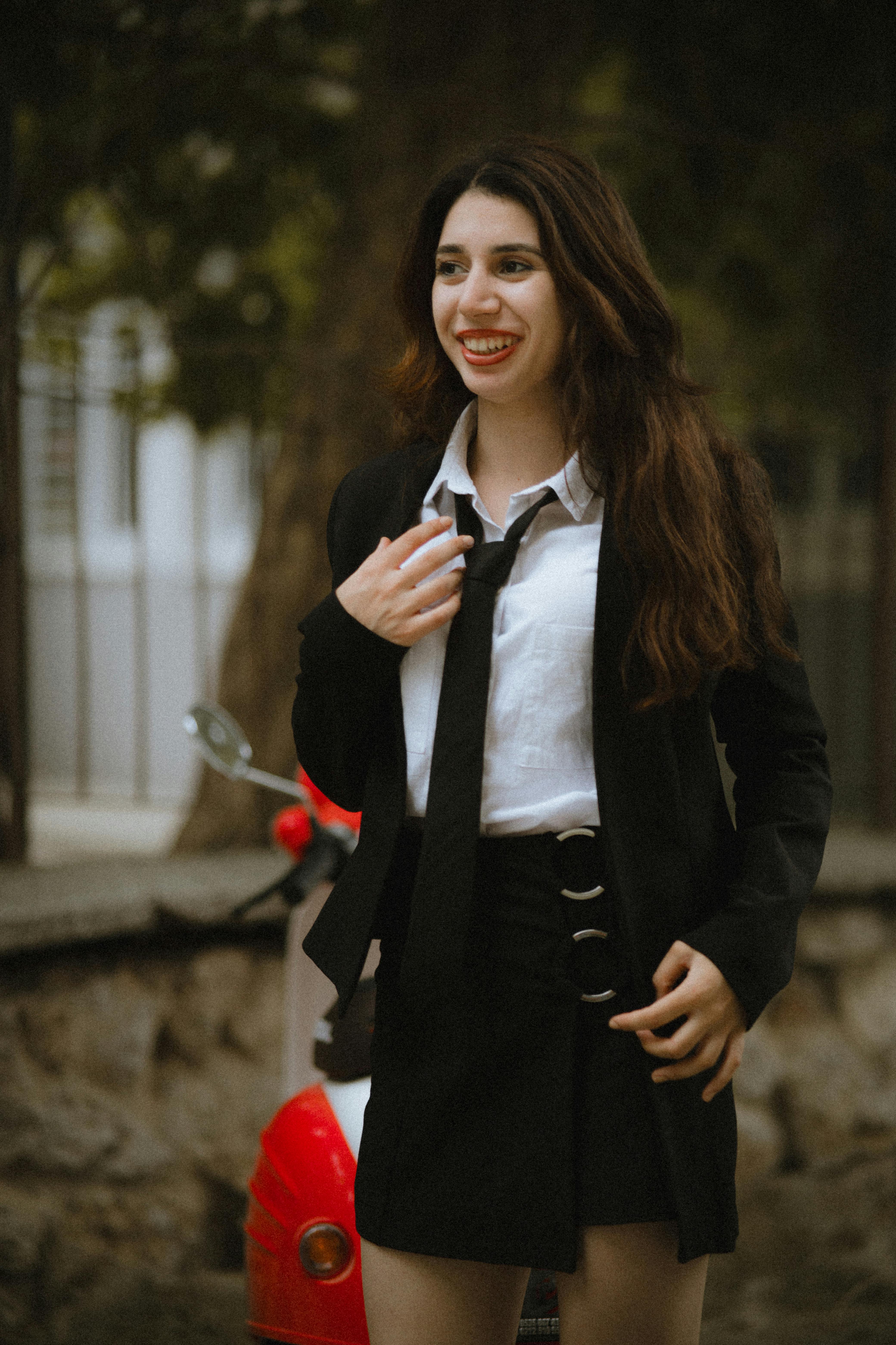 suit and tie for women