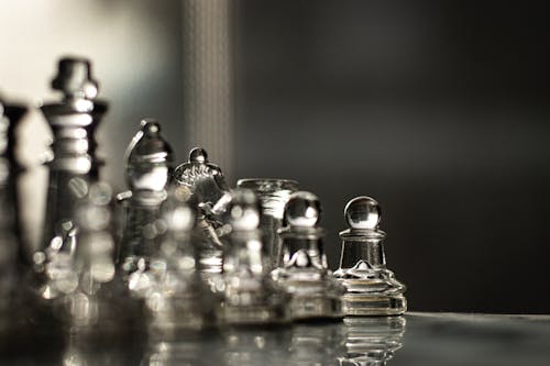 Kostenloses Stock Foto zu brettspiel, kristall, schach