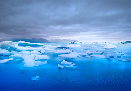冰, 冰島, 冰川湖 的 免費圖庫相片