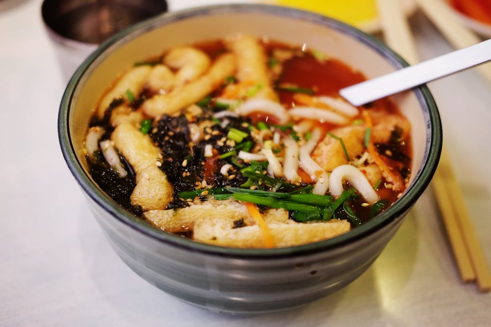 Udon Noodle Soup with Silken Tofu