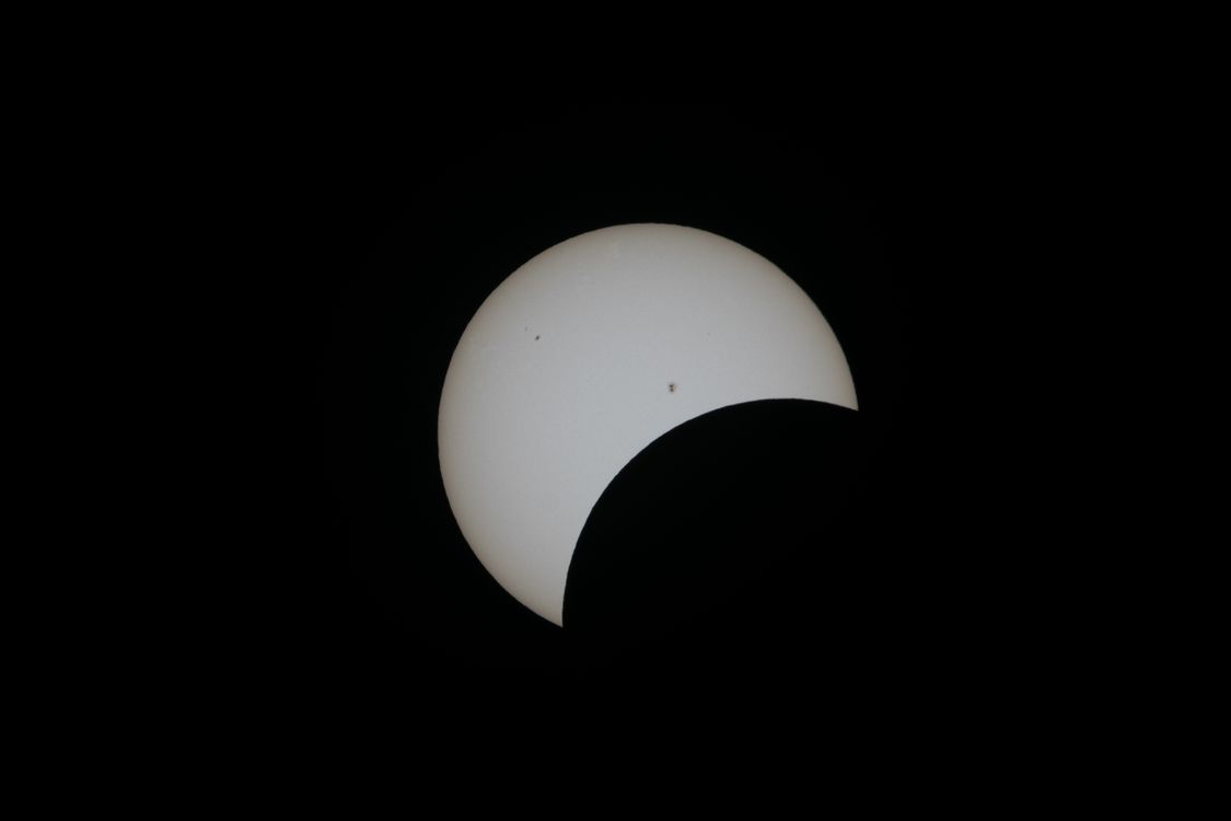 View of a Partial Solar Eclipse · Free Stock Photo