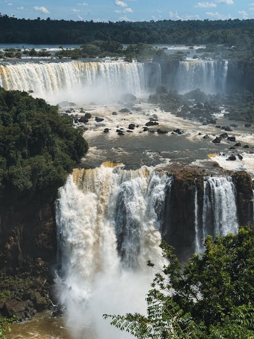 Iguazu falls in brazil