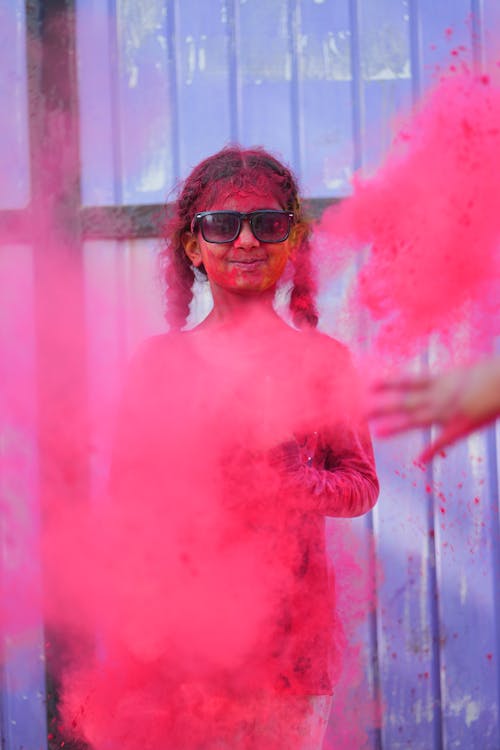 Kostnadsfri bild av barn, festival för färg, flätor