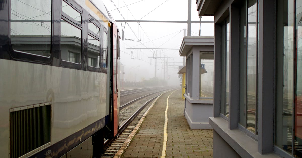 Free stock photo of bad weather, train schedule, train station