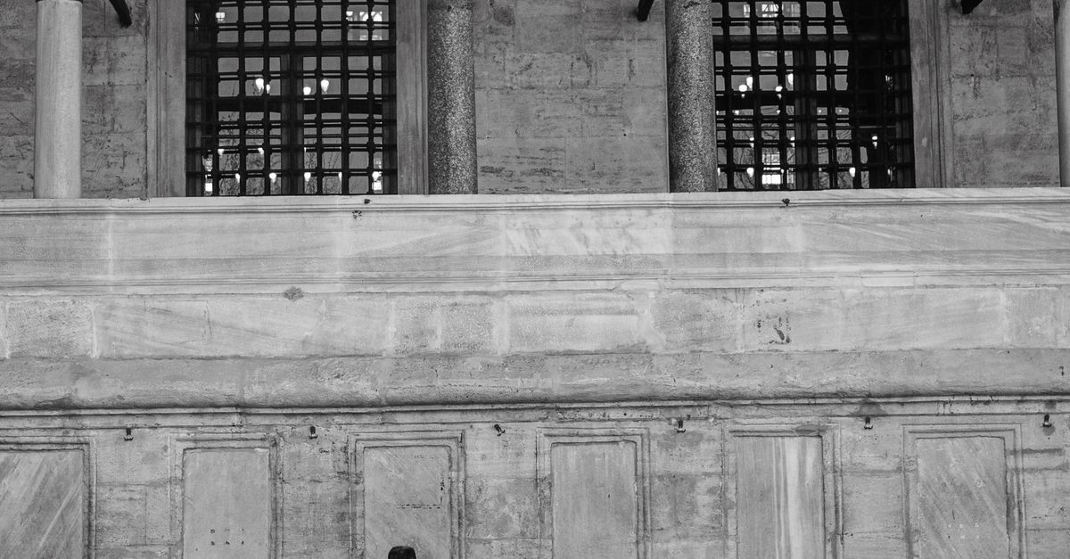 Prayer Sitting on Bench in Suleymaniye Mosque in Istanbul, Turkey ...