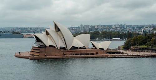 Foto stok gratis australia, eksterior bangunan, Gedung opera Sydney
