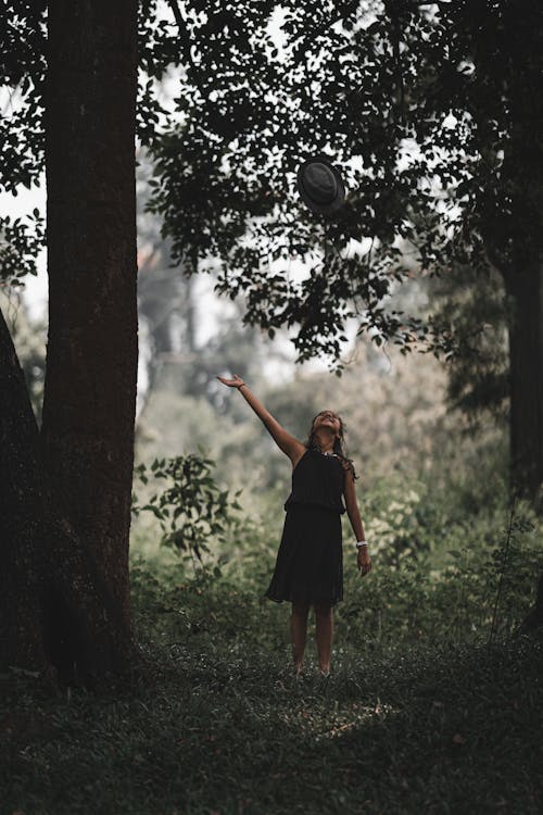 Free happy little girl Stock Photo