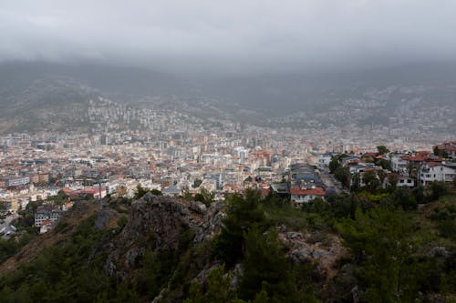 Fotos de stock gratuitas de aéreo, alanya, ciudad