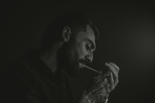 Бесплатное стоковое фото с Борода, брюнетка, дым