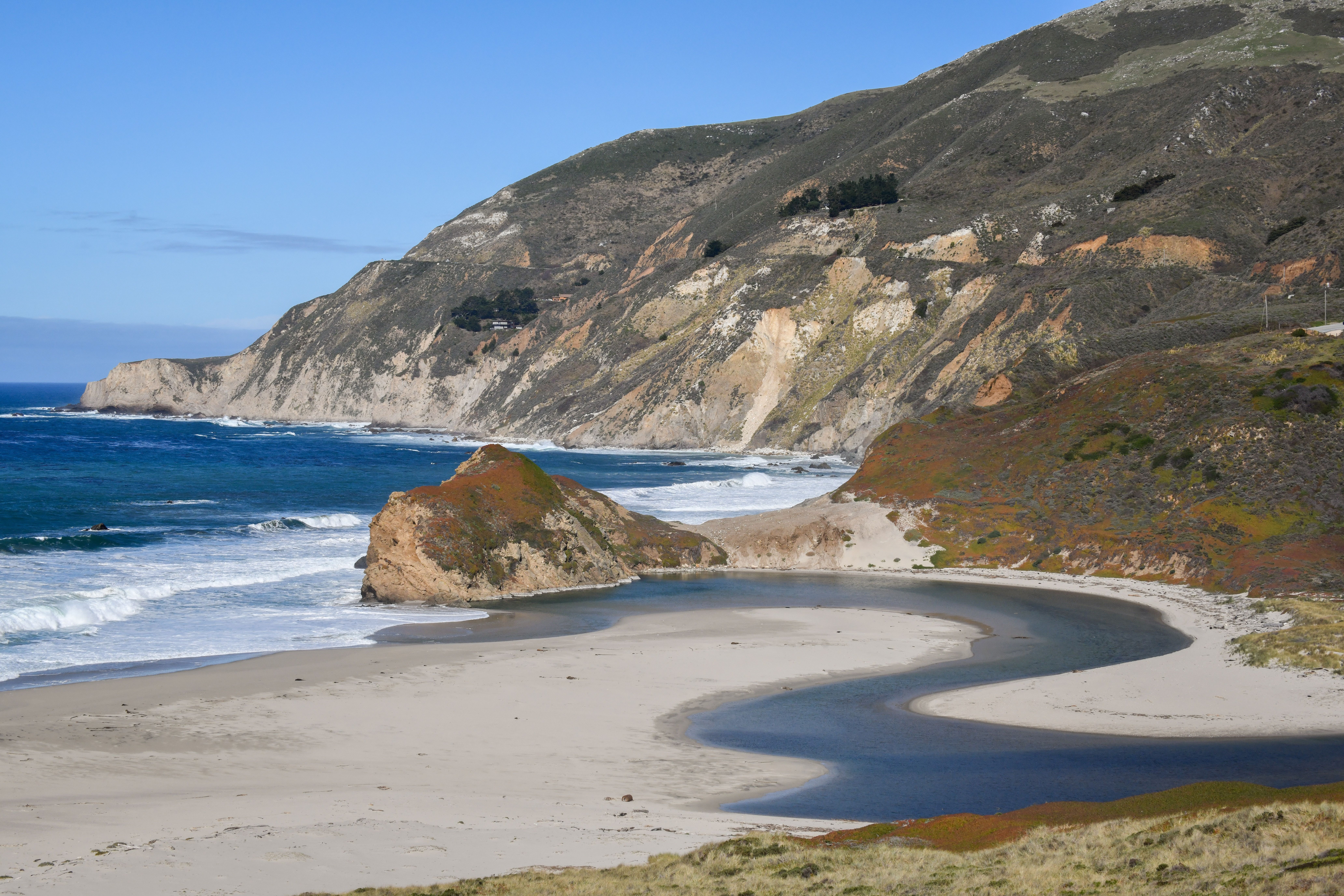 The historic cove at Partington Cove, Big Sur