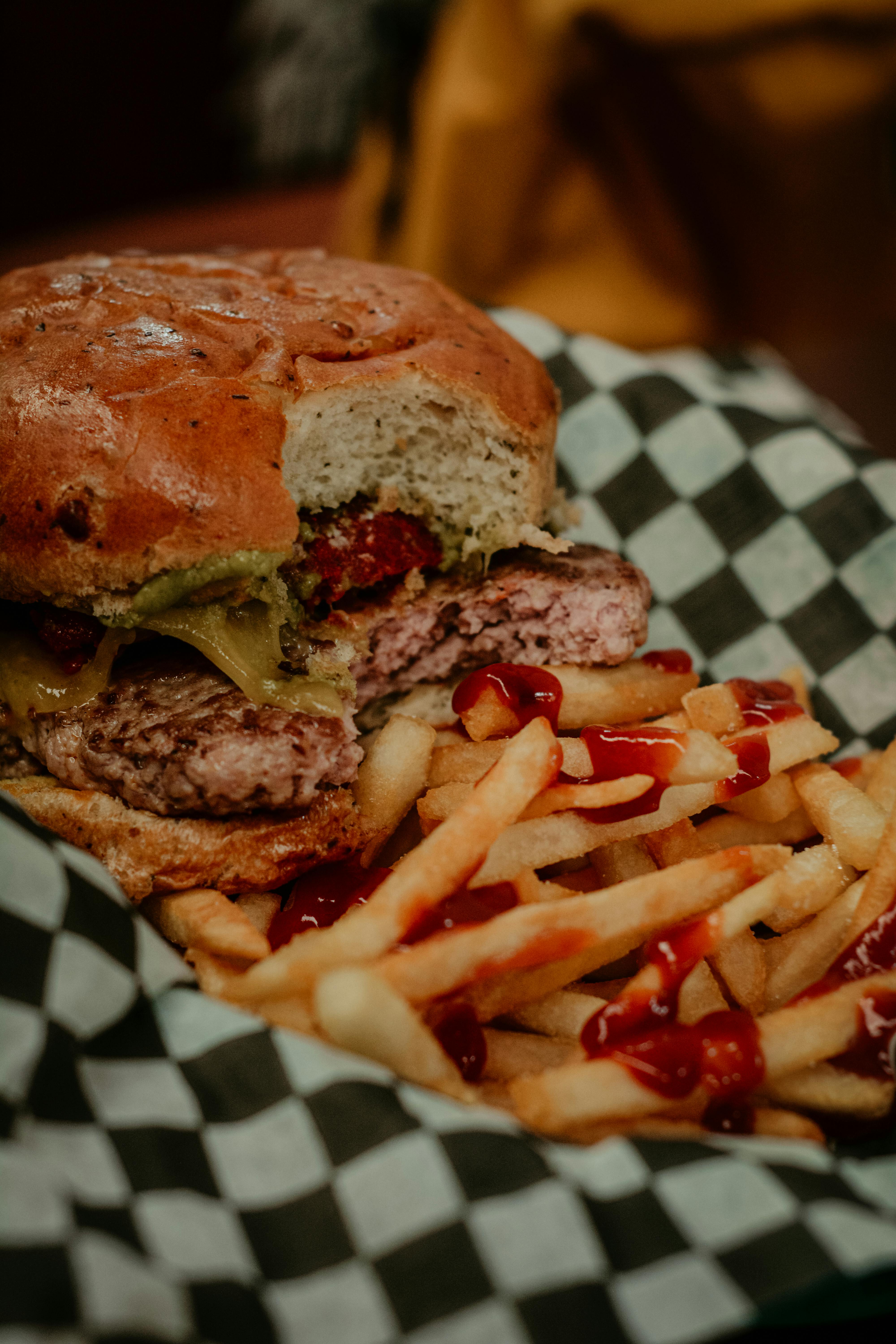 Burger and Fries · Free Stock Photo