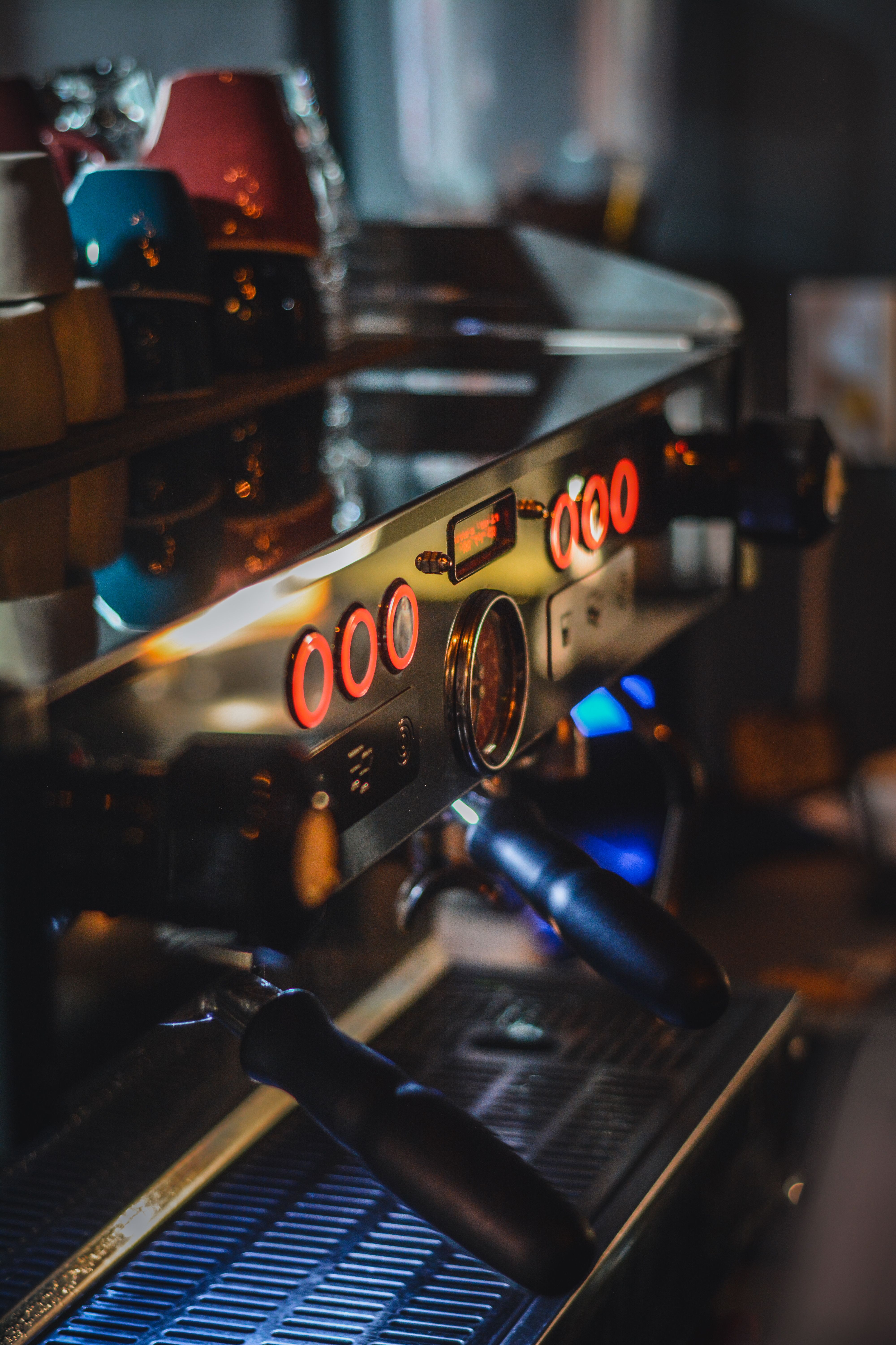 Buttons on Coffee Machine · Free Stock Photo