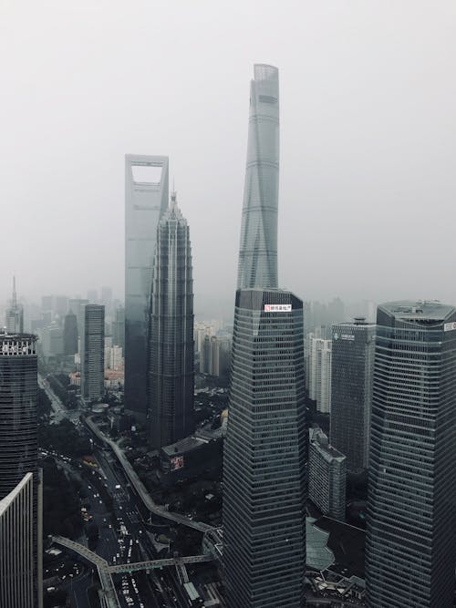 Photo of Cityscape on a Gloomy Day