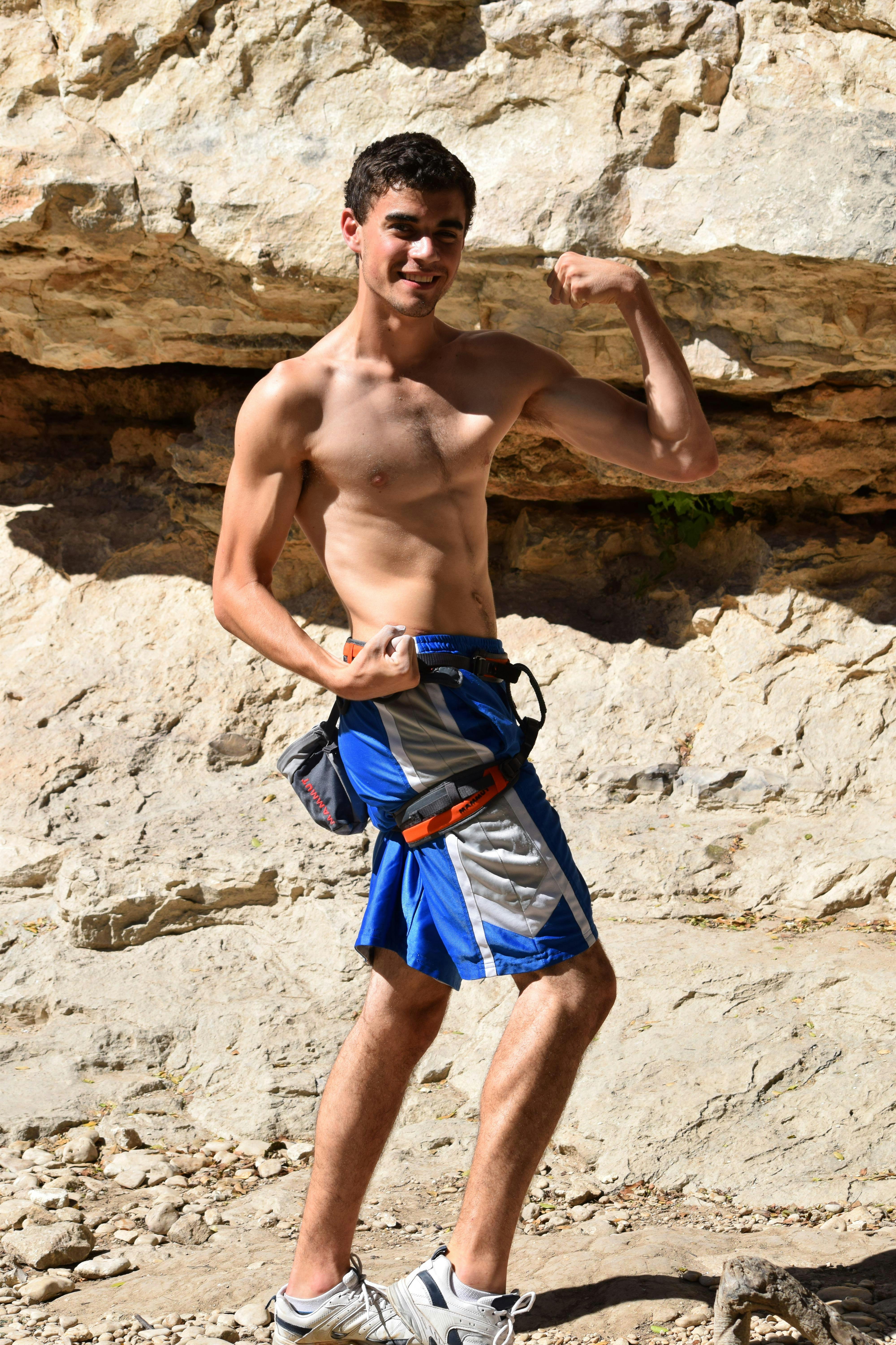 Free stock photo of rock climbing