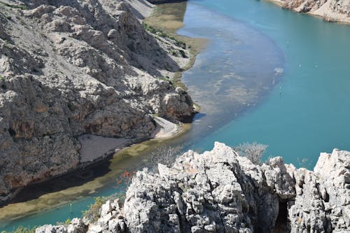 Δωρεάν στοκ φωτογραφιών με αεροφωτογράφιση, βράχια, βραχώδης