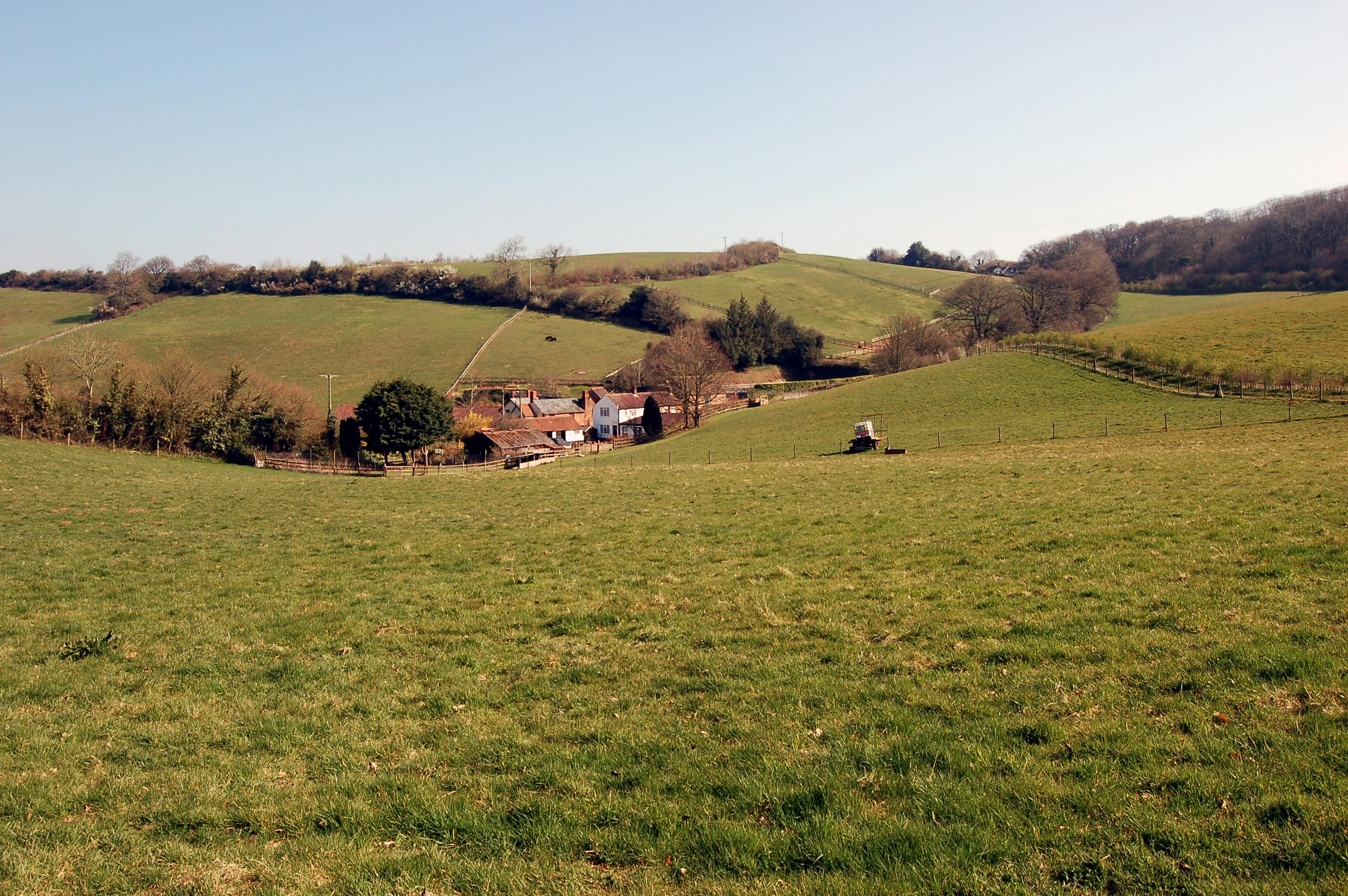 Free stock photo of farm, farmhouse, fields