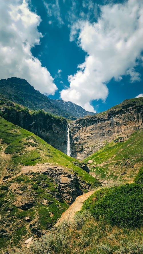 Foto stok gratis air terjun, alam, gunung