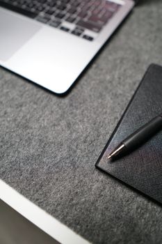 Non-Slip Desk Pad,Mouse Pad,Waterproof PVC Leather Desk Table Protector,Ultra Thin Large Desk Blotter, Easy Clean Laptop Desk Writing Mat for Office Work/Home/Decor(Black, 31.5