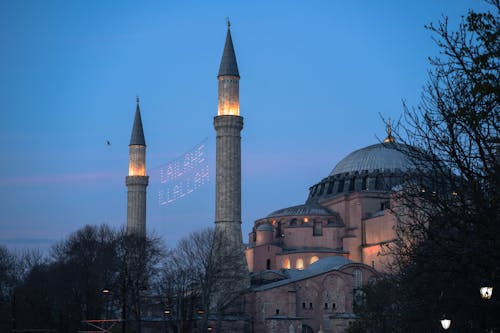 Foto profissional grátis de a grande mesquita, alvorecer, arquitetura otomana