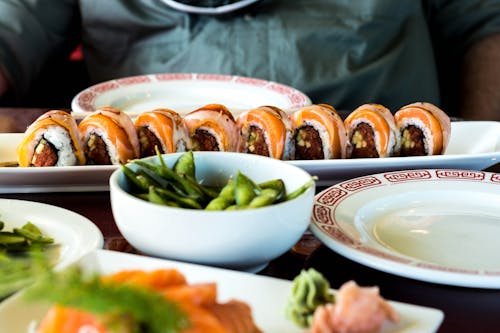 Foto profissional grátis de alimento, carne, comida japonesa