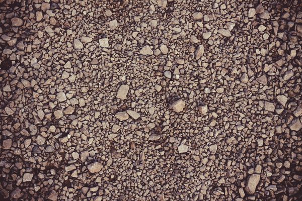 Crushed gravel for driveways and parking areas