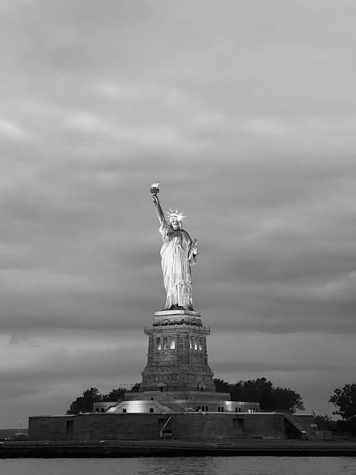 Free Statue of Liberty in New York in the USA Stock Photo