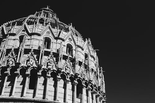 Fotos de stock gratuitas de baptisterio de pisa, blanco y negro, ciudad