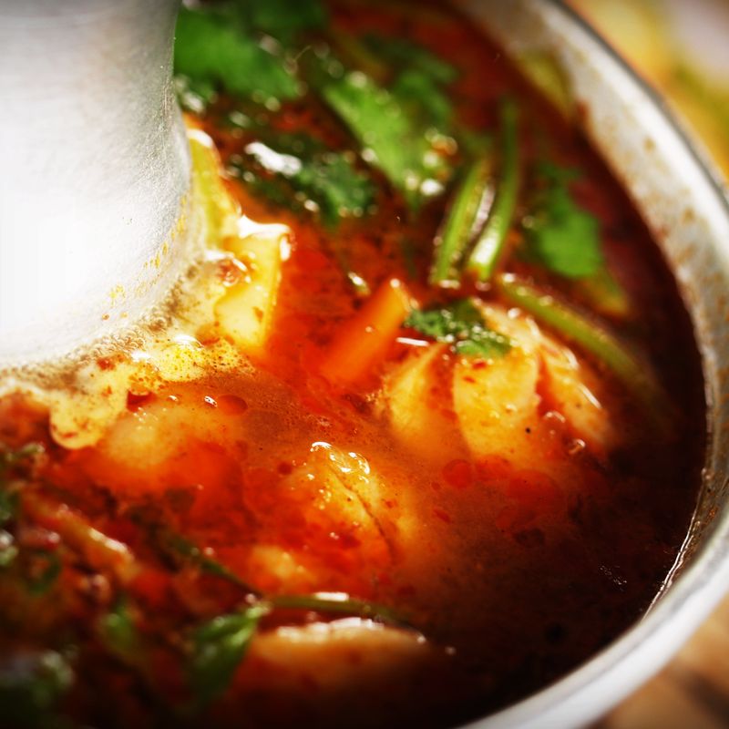 Thai Red Curry Chicken and Sweet Potato Chowder