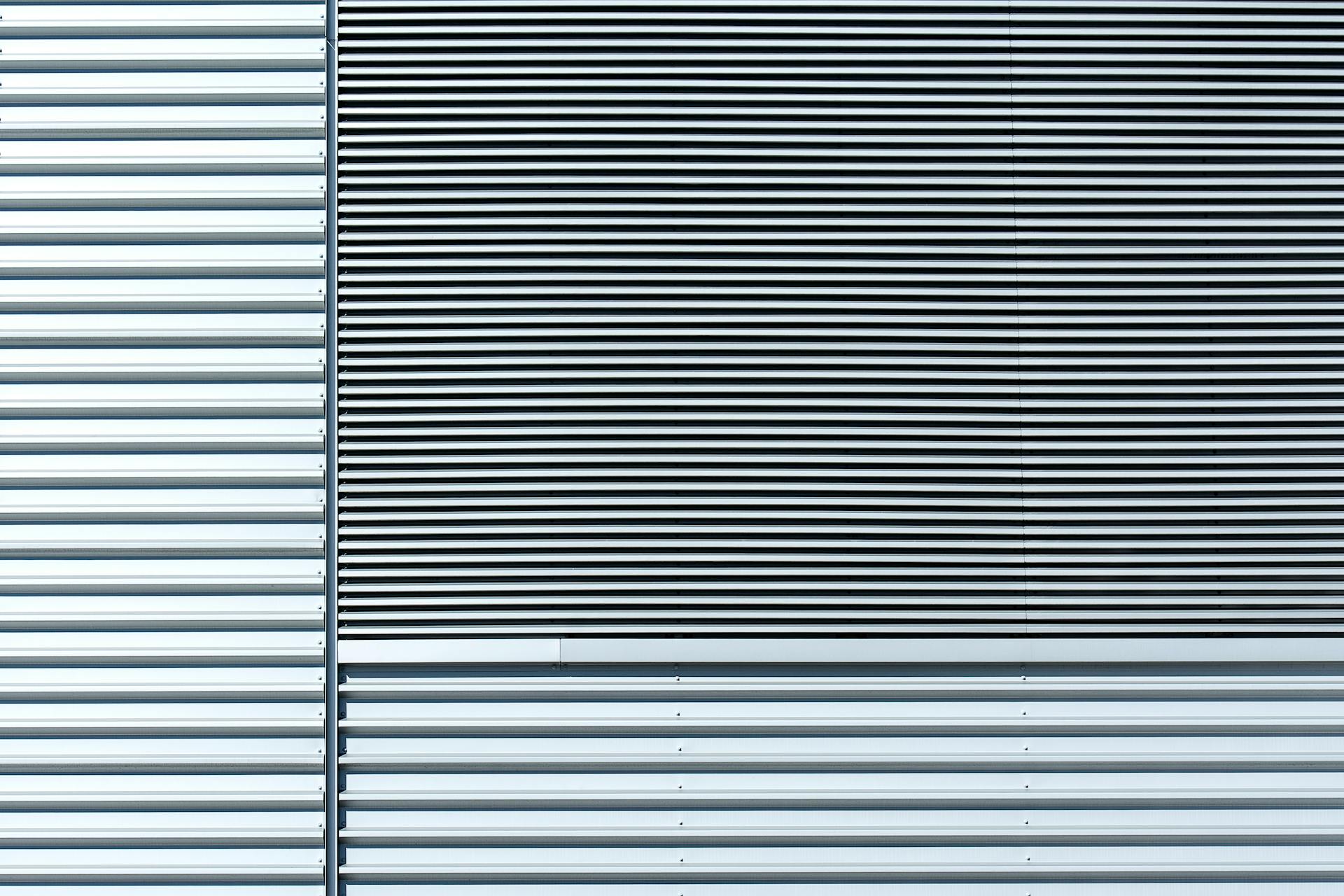 Grey Aluminum Wall