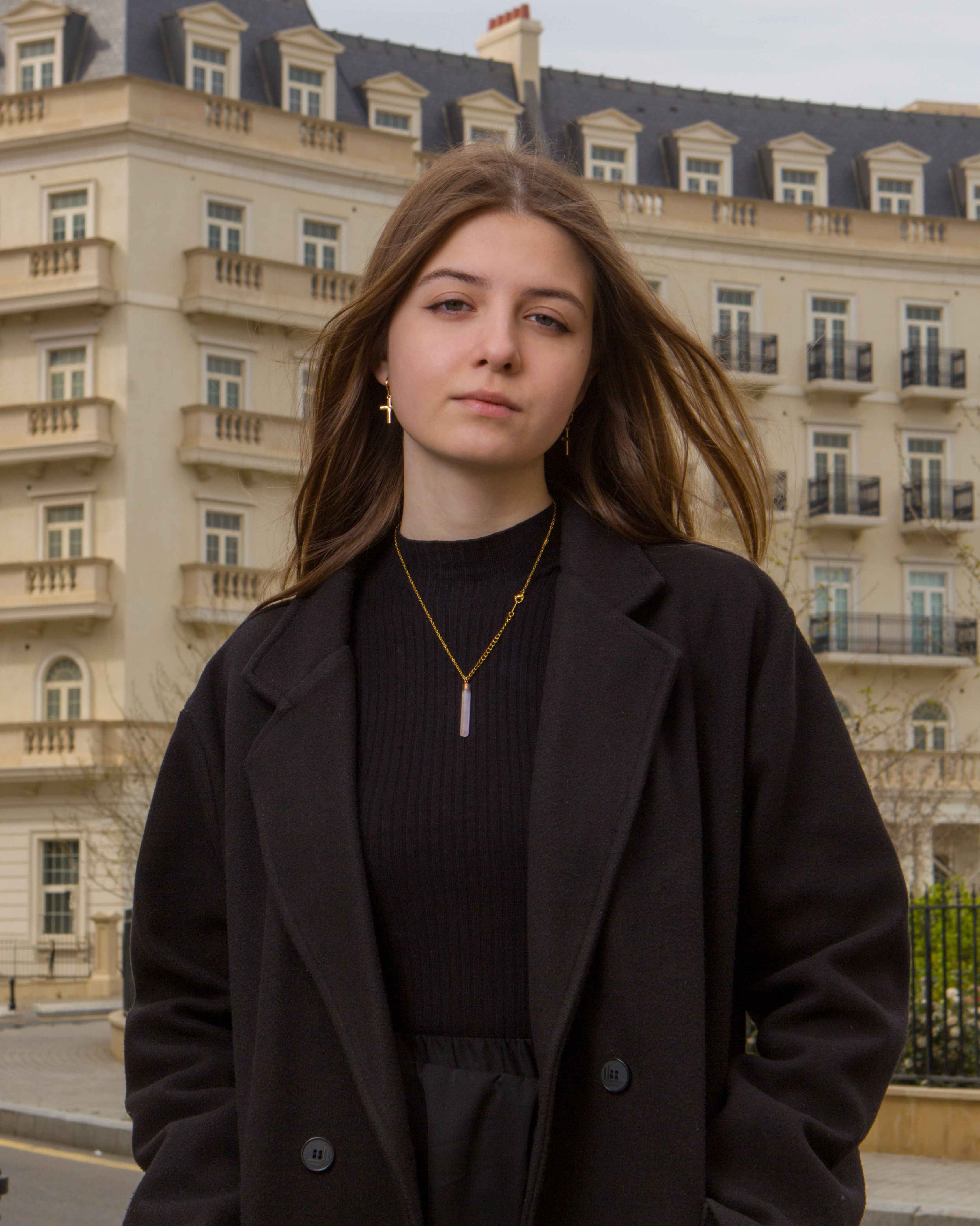 Portrait of Woman in Black Coat · Free Stock Photo