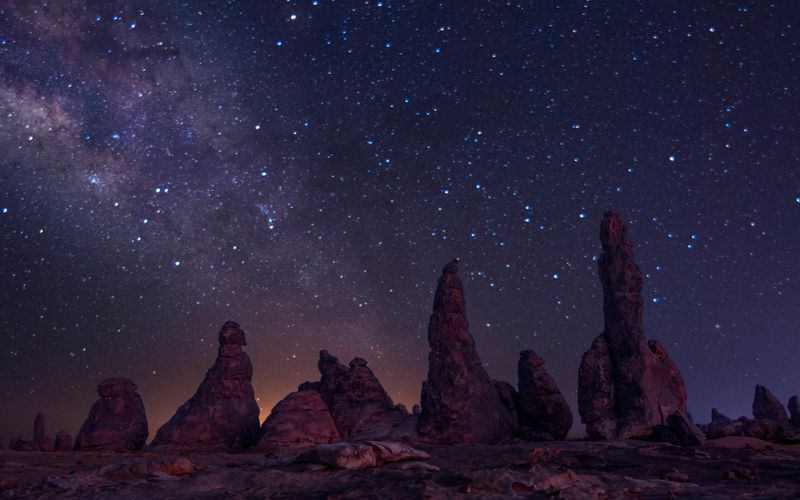 Night Desert Adventures in Saudi Arabia