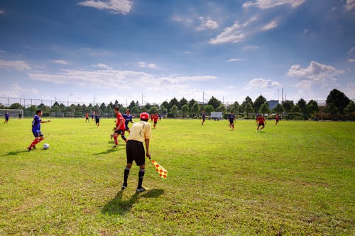 People Playing Soccer