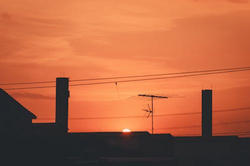 Kostnadsfri bild av Sol, solnedgång, stad