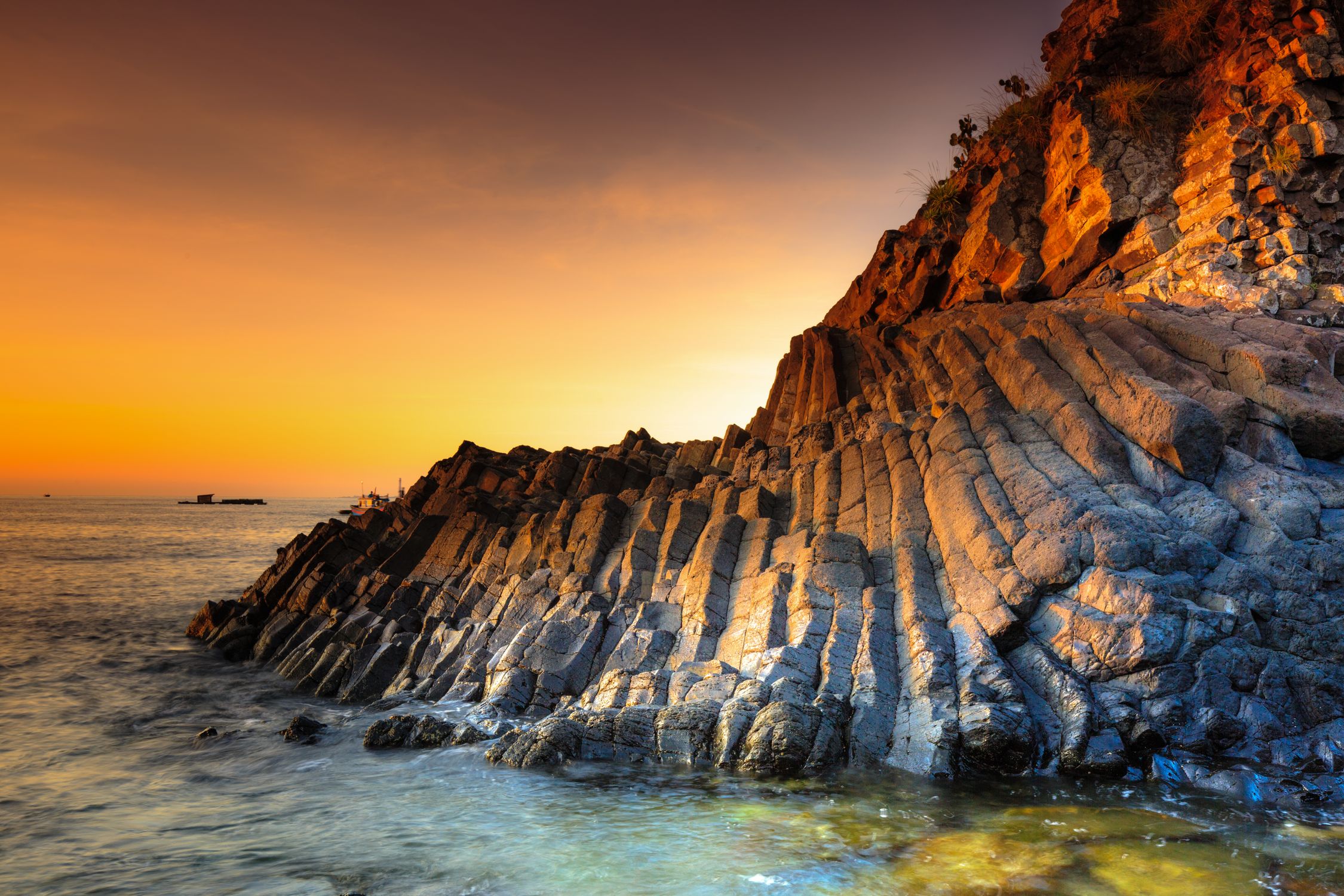 Photo of Rock Formation On Ocean · Free Stock Photo