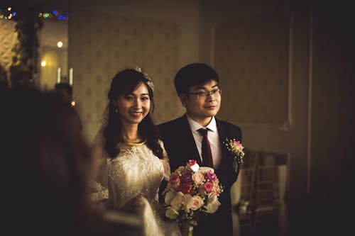 Free stock photo of bride and groom, emotional, moment