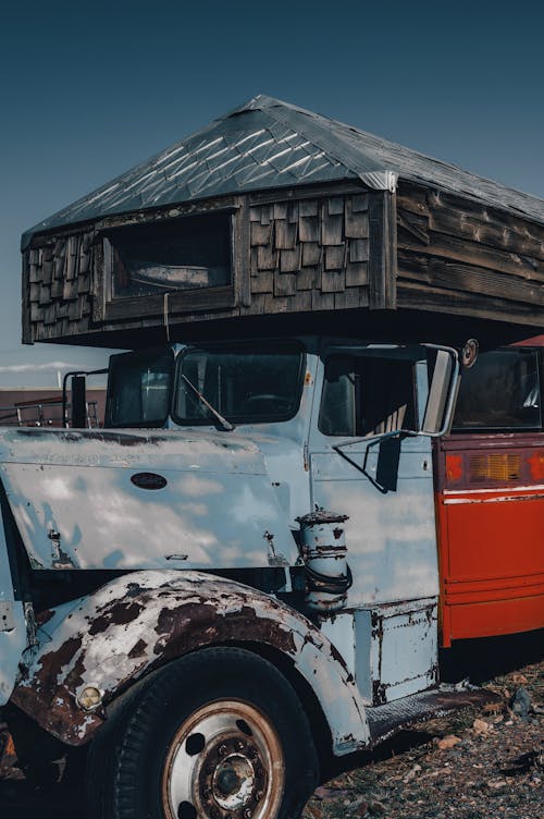 Imagine de stoc gratuită din abandonat, bătrân, camion