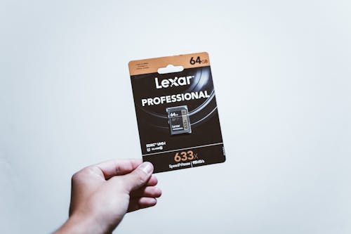 Black Lexar 64 Gb Sd Card Pack
