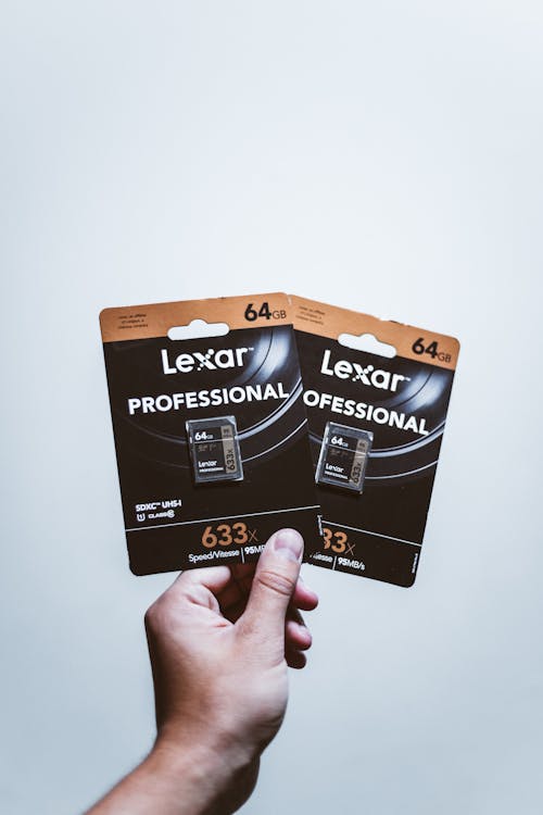 Two Lexar 633 Sd Card Packs