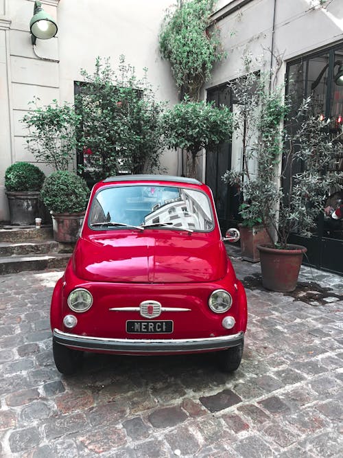 Red Vintage Car