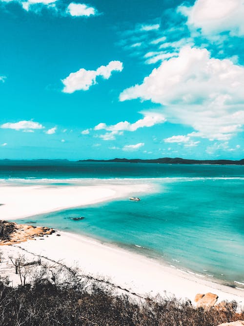 白天海滩风景