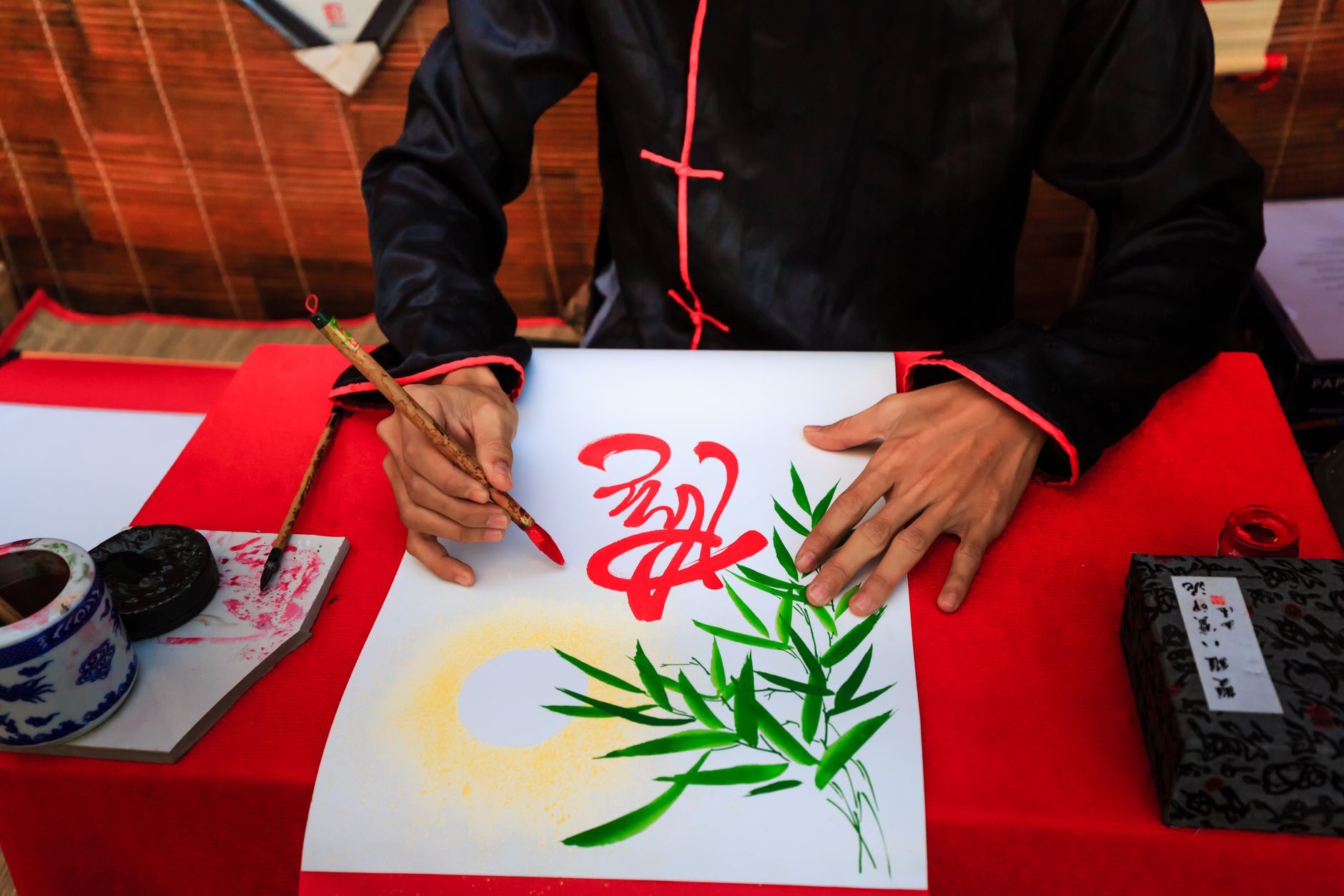 Moonlit Masterpieces: Chinese Art Show at Millcreek Library! photo