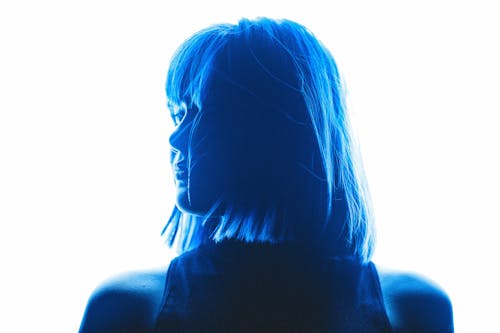 Silhouette Photography of Woman With Shoulder Length Hair