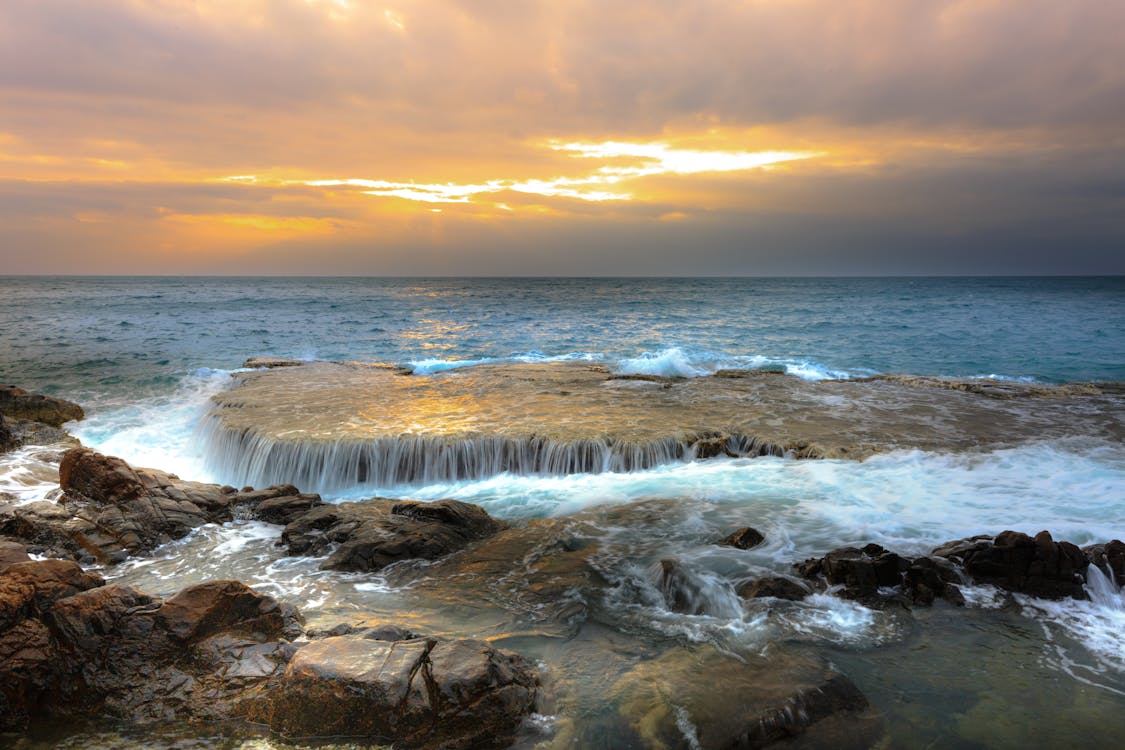 Luchtfoto Fotografie Van Rocky Shore