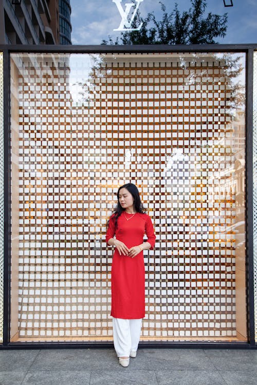 Kostnadsfri bild av asiatisk kvinna, byggnad, elegans