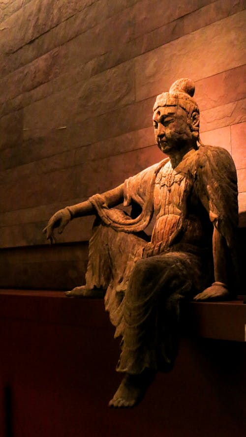 Foto d'estoc gratuïta de art, assegut, Buda