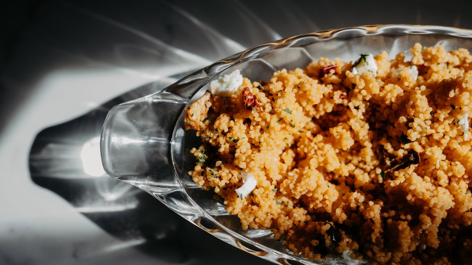Homemade couscous with a blend of spices and herbs — photo by Lisa Fotios on Pexels Homemade couscous with a blend of spices and herbs