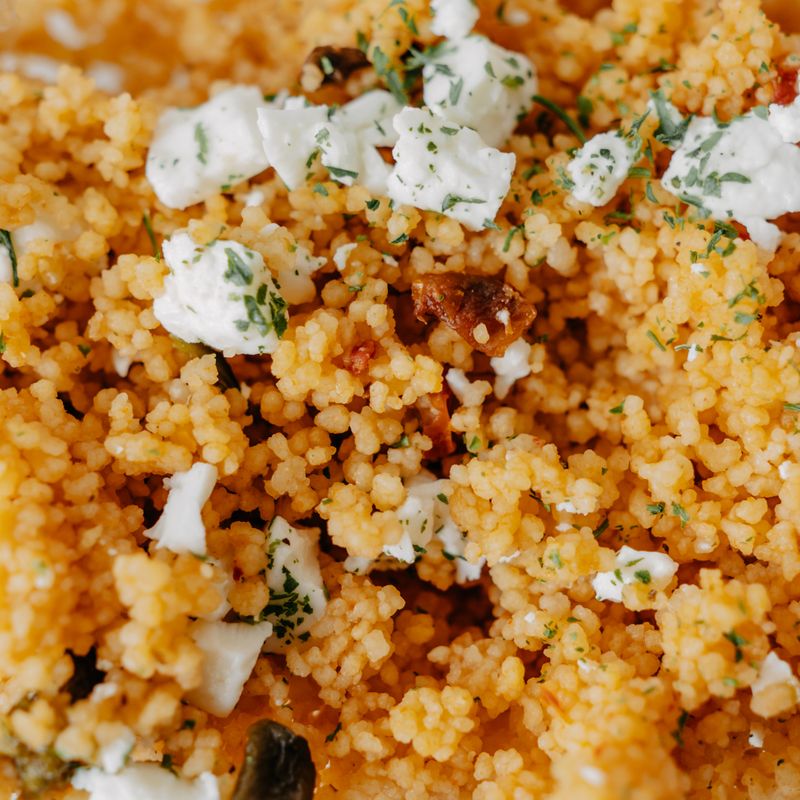 Hamburger Couscous Bake