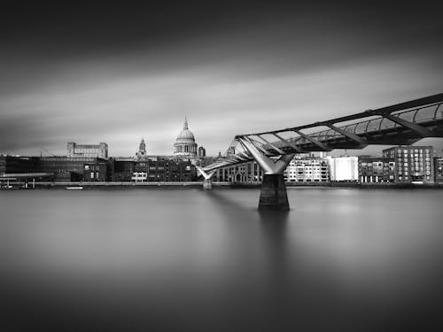 Foto d'estoc gratuïta de Anglaterra, blanc i negre, catedral de st paul